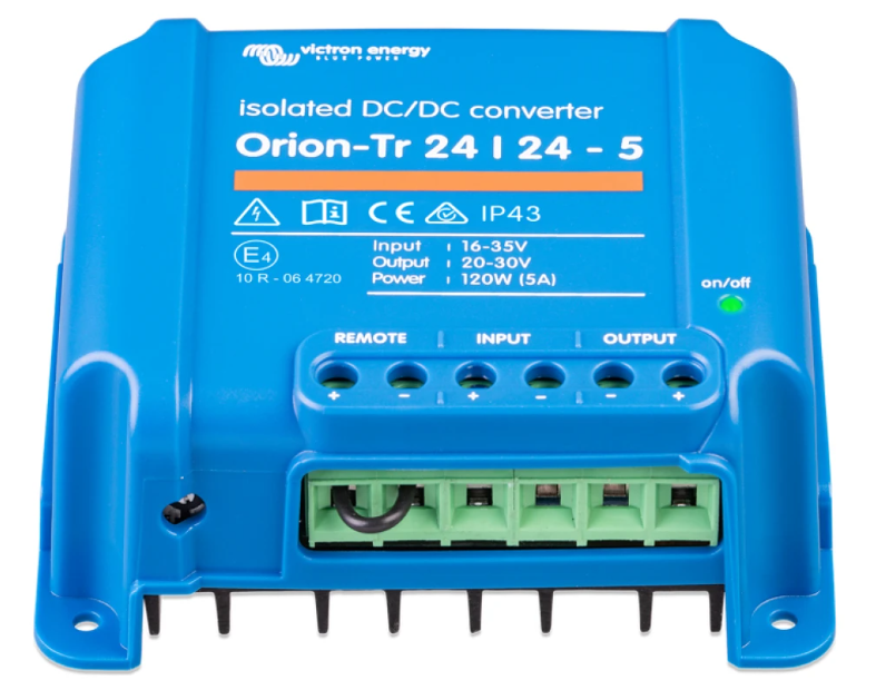 Orion-Tr 24/24-5A (120W) avec isolation galvanique