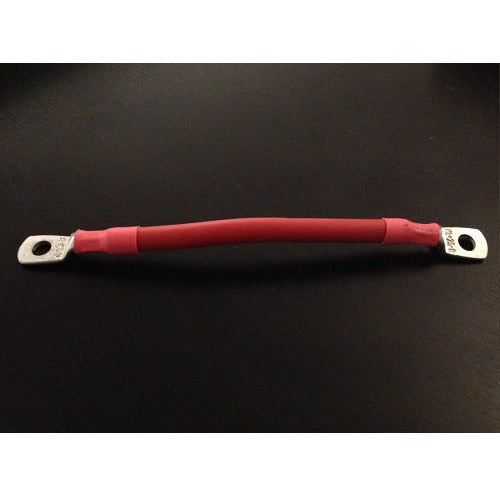 Cordon de batterie, 16mm2, 15cm, cosse M8, rouge