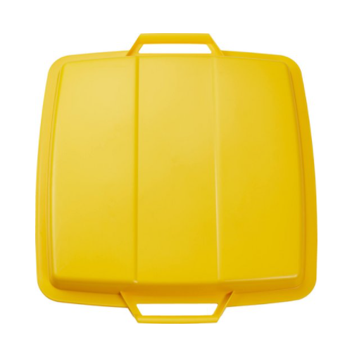 Couvercle jaune pour bac 90 litres