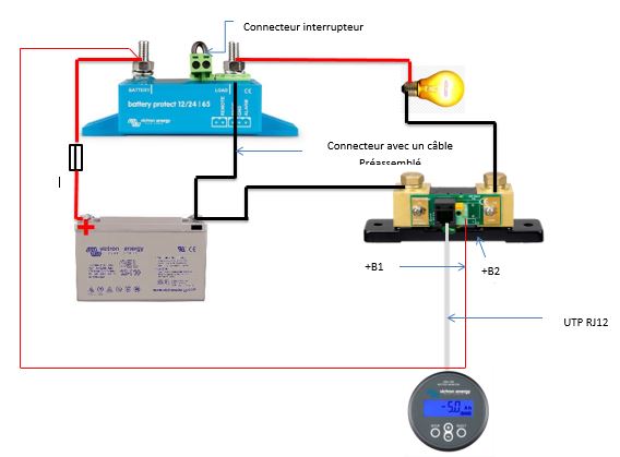 Kit protection batteries solaires en 12V/24V